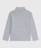 Sous-pull enfant en coton uni gris FUMEE CHINE