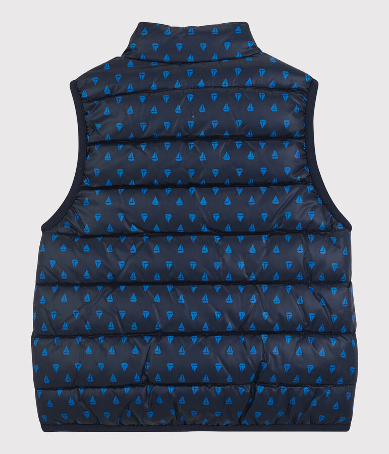 Doudoune r&eacute;versible b&eacute;b&eacute;. bleu SMOKING/ RUISSEAU