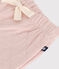 Pantalon en tubique matelassé bébé rose SALINE