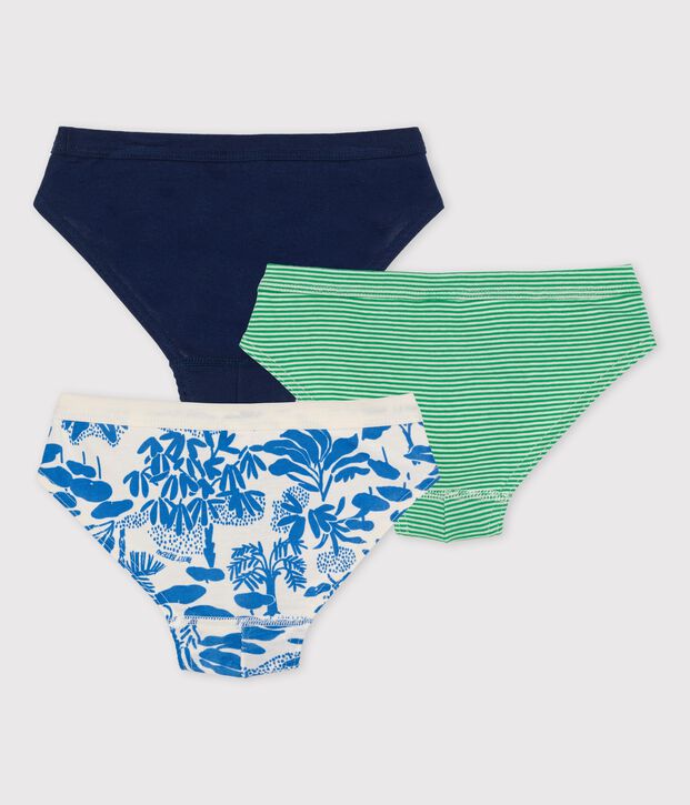 Lot de 3 slips jungle petit gar&ccedil;on en coton multicouleur