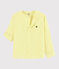 Chemise manches retroussables en lin enfant garçon jaune CITRONEL