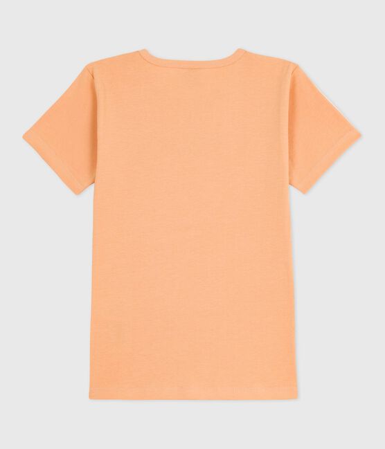 Tee-shirt manches courtes en coton enfant beige GAZELLE