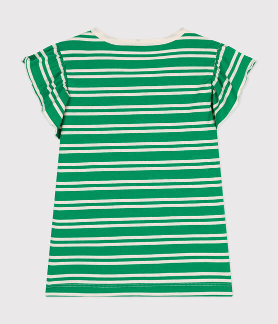 Tee-shirt rayé en jersey léger enfant fille PRADO/ AVALANCHE
