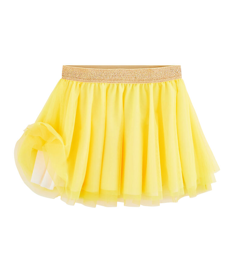 Jupe enfant fille jaune EBLOUIS