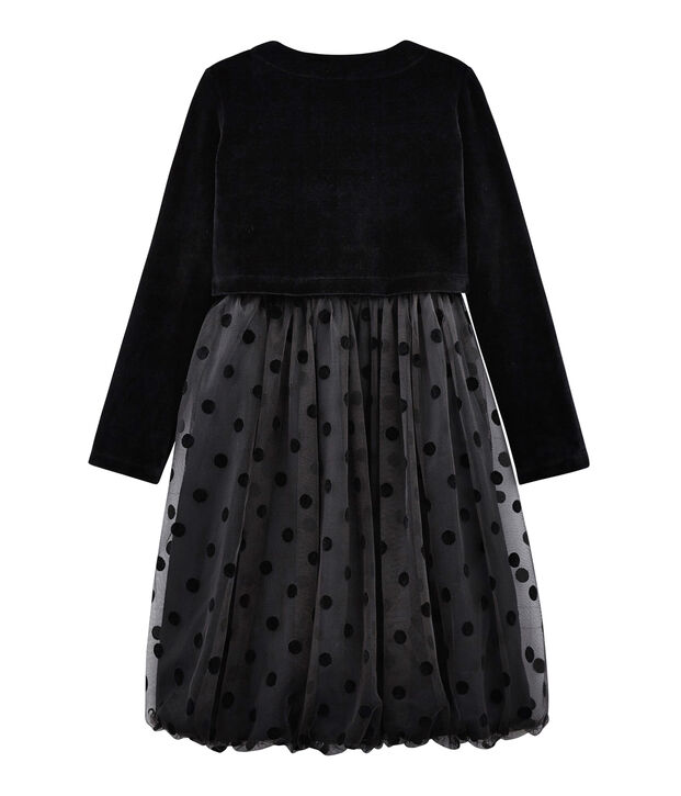 Ensemble robe + bol&eacute;ro enfant fille multicouleur