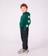 Sweatshirt &agrave; capuche enfant en coton uni