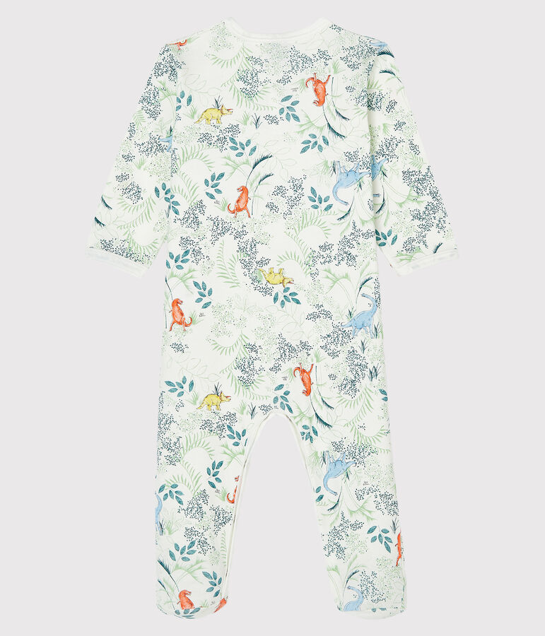 Dors bien b&eacute;b&eacute; gar&ccedil;on en c&ocirc;te blanc MARSHMALLOW/blanc MULTICO