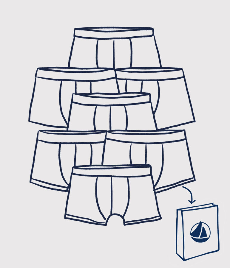 Lot surprise de 7 boxers petit gar&ccedil;on variante 1