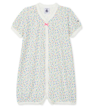 Combicourt bébé fille en lin/coton