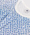 Pyjama capri imprimé fleur en coton enfant bleu MARSHMALLOW/ INCOGNITO