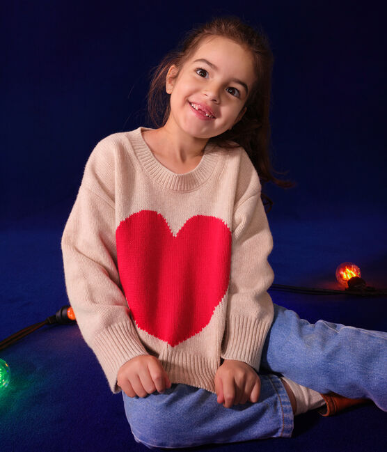 Pull laine et coton enfant fille AVALANCHE/ CORRIDA