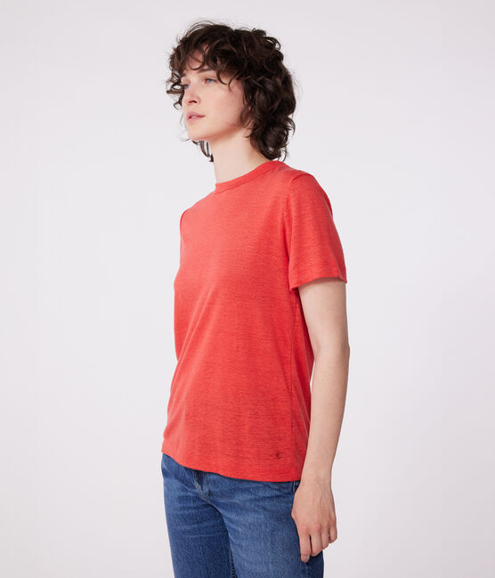 Tee-shirt Femme à manches courtes en lin SPI