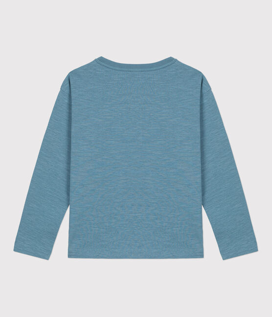 Tee-shirt manches longues en coton enfant garçon bleu ROVER
