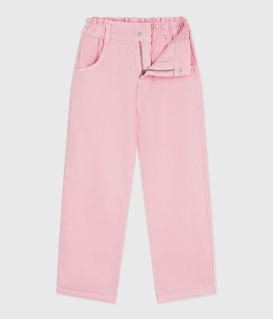 Pantalon enfant en coton rose MARQUISE