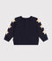 Sweatshirt en molleton bébé bleu SMOKING
