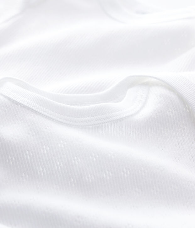 Lot de 2 bodies b&eacute;b&eacute; ajour&eacute;s en coton biologique multicouleur