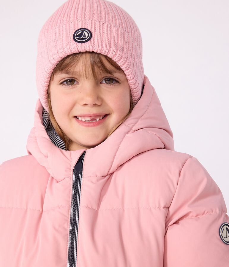 Doudoune enfant unie rose CHARME