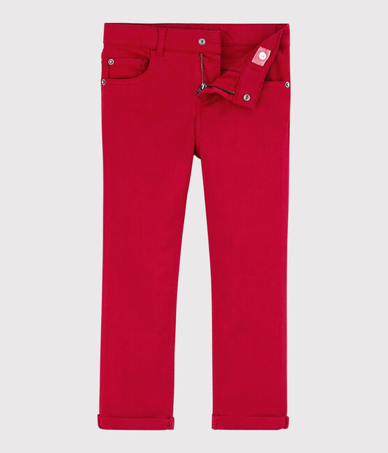 Pantalon enfant garçon rouge TERKUIT