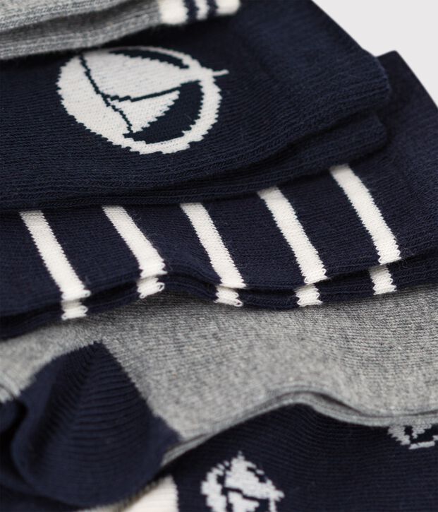 Lot de 5 paires de chaussettes gar&ccedil;on multicouleur