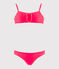 Maillot de bain 2 pièces enfant fille rose CUPCAKE