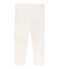 Legging court enfant fille blanc MARSHMALLOW