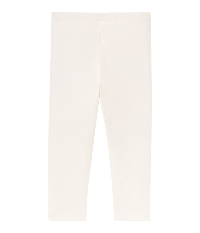 Legging court enfant fille blanc