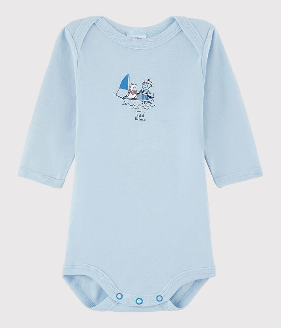 Body manches longues bébé garçon bleu FRAICHEUR