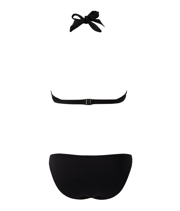 Maillot de bain deux pi&egrave;ces femme noir