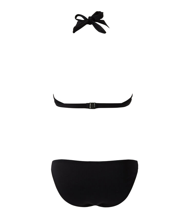Maillot de bain deux pi&egrave;ces femme noir NOIR