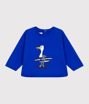 Sweat bébé en coton uni