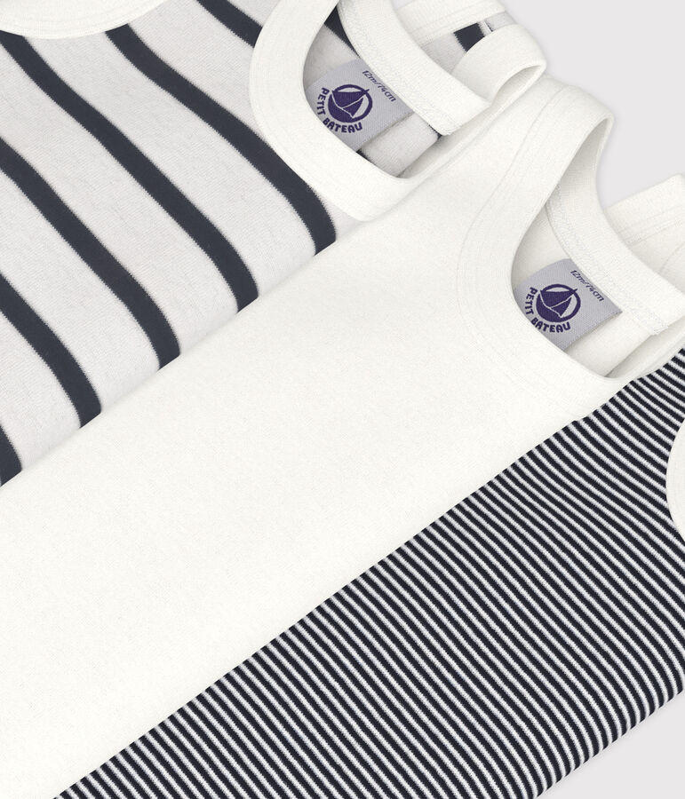 Lot de 3 bodies sans manches b&eacute;b&eacute; variante 1