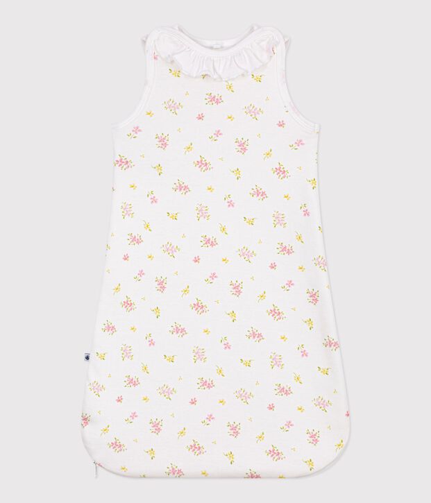 Gigoteuse b&eacute;b&eacute; en coton imprim&eacute; fleuri TOG 1,5 blanc/multicouleur