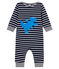 Combinaison longue bébé garçon rayure marinière bleu SMOKING/blanc MARSHMALLOW CN