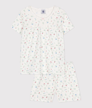 Pyjama short enfant en coton fruits