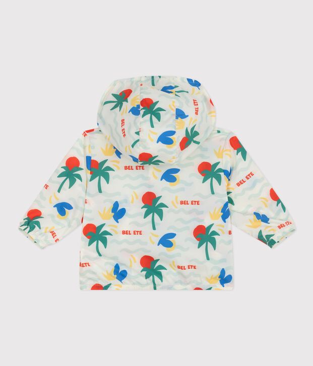 Coupe-vent ultra-l&eacute;ger b&eacute;b&eacute; &eacute;cru/multicouleur