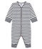 Dors bien sans pieds bébé garçon en tubique blanc MARSHMALLOW/bleu SMOKING CN