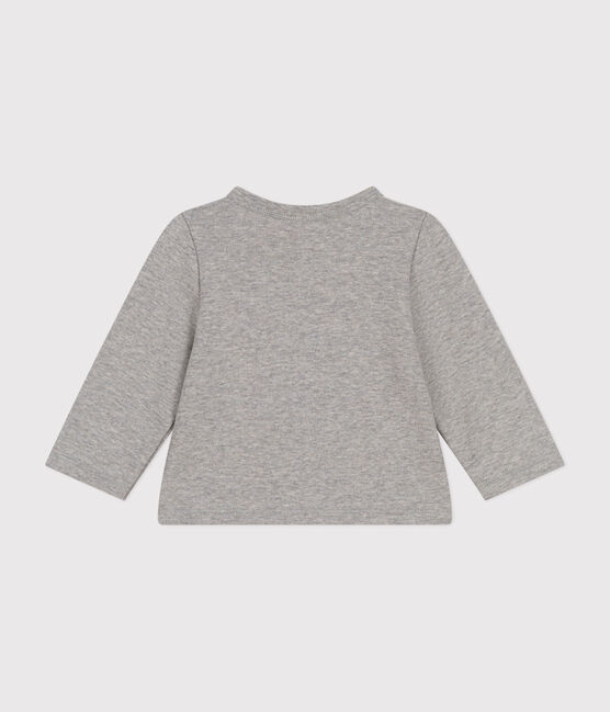 Cardigan en molleton bébé gris CHATON CHINE