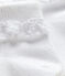 Chaussettes fille à dentelle blanc ECUME