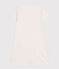 Chemise de nuit en coton motif petit cœur enfant blanc MARSHMALLOW/ PAPAYE