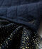 Robe manches longues bi-matière bébé fille bleu SMOKING