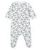 Dors bien bébé fille en velours blanc MARSHMALLOW/blanc MULTICO