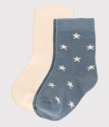 PETIT BATEAU - Lot de 2 paires de chaussettes bébé