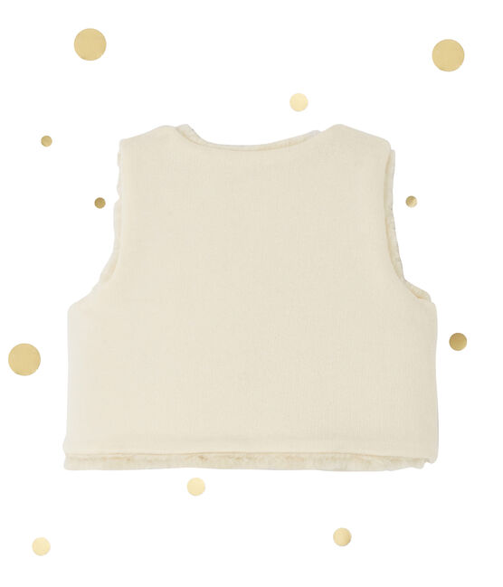 Gilet Sans Manches Bebe Fille Reversible Coquille Petit Bateau