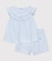 Ensemble cadeau b&eacute;b&eacute; en coton : ensemble 2 pi&egrave;ces multicouleur