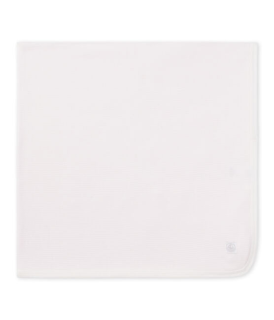 Drap bébé mixte rayé milleraies rose VIENNE/blanc ECUME