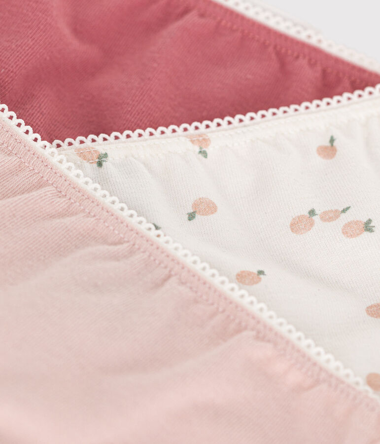 Lot de 3 culottes en coton et &eacute;lasthanne enfant variante 1