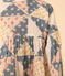 Blouse en gaze de coton enfant fille rose SALINE/blanc MULTICO