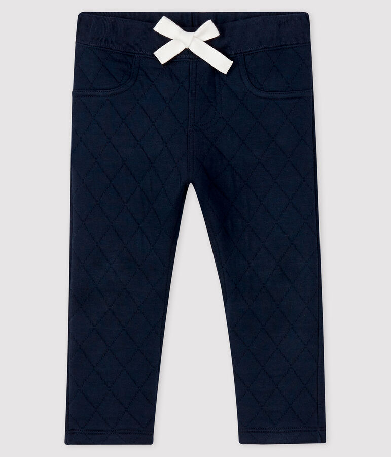 Pantalon en tubique b&eacute;b&eacute; gar&ccedil;on bleu