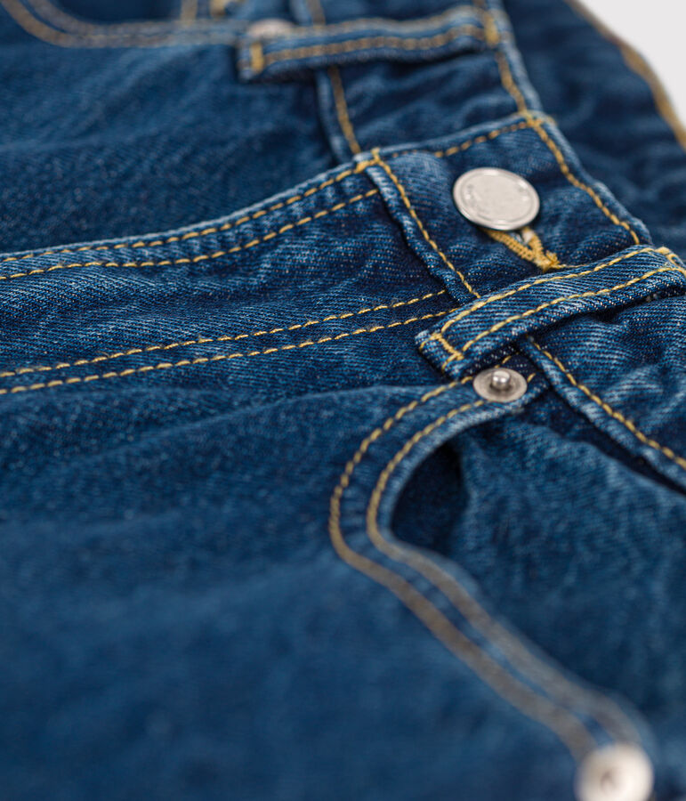 Jean responsable en coton Femme bleu BLEU DELAVE