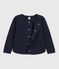 Cardigan en tubique enfant fille / garçon bleu SMOKING